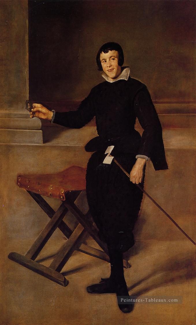 Le portrait de Calabazas Buffon Diego Velázquez Peintures à l'huile